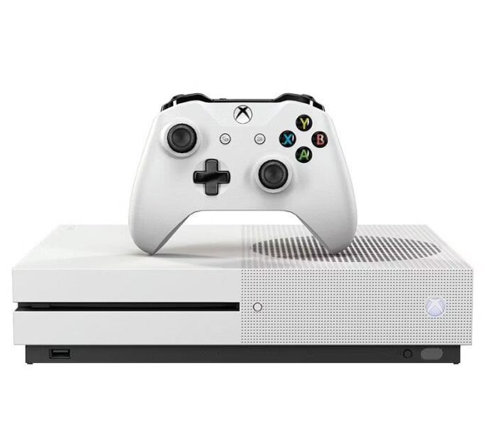 une Xbox one S et sa manette 